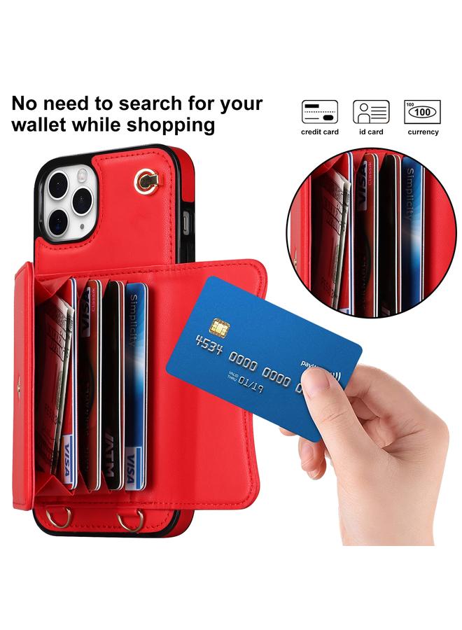 Zaboon Case For iPhone 11 Pro Max RFID Card Slot Phone Case with Long Lanyard - Image 2