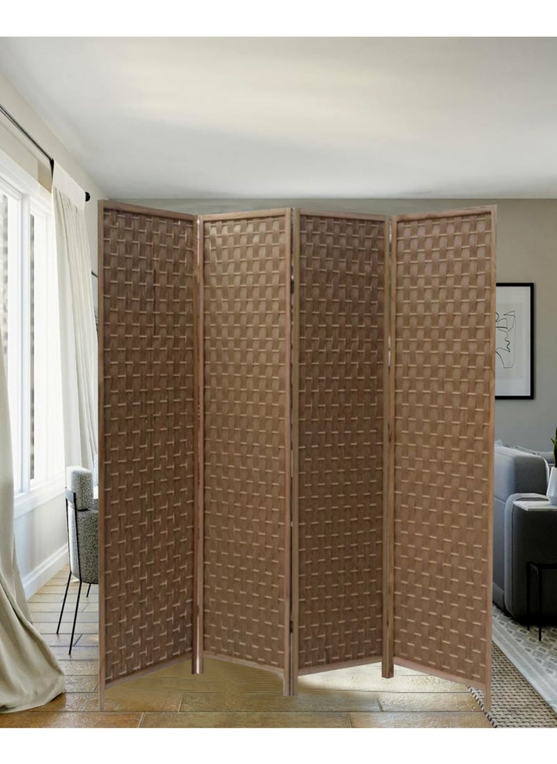 Room Divider 4 Panel Room Partition, Foldable Freestanding 180*180 CM