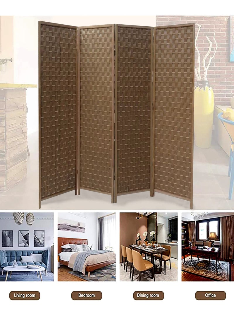 Room Divider 4 Panel Room Partition, Foldable Freestanding 180*180 CM