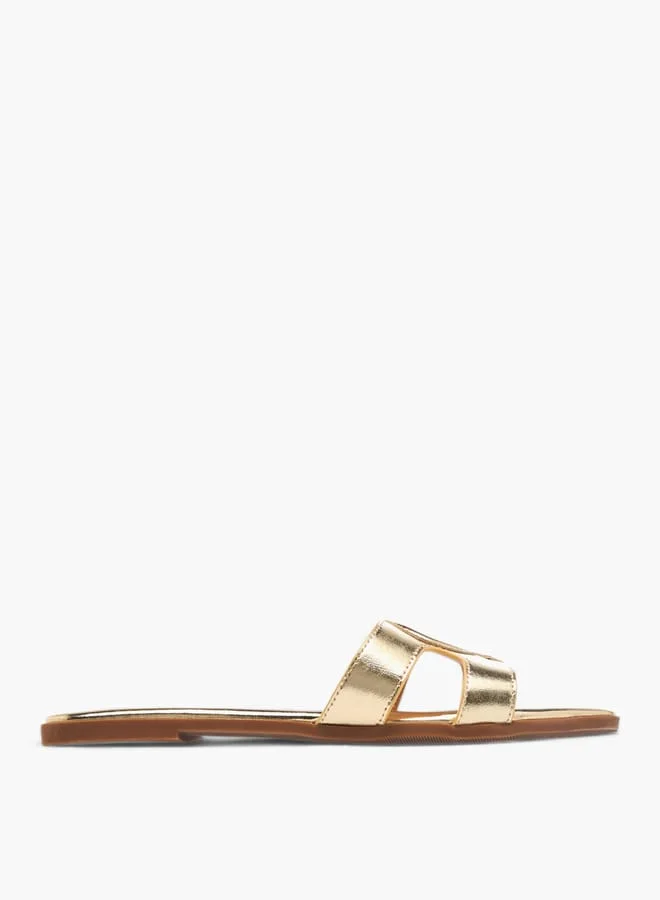 Celeste Women's Textured Slip-On Slide Sandals