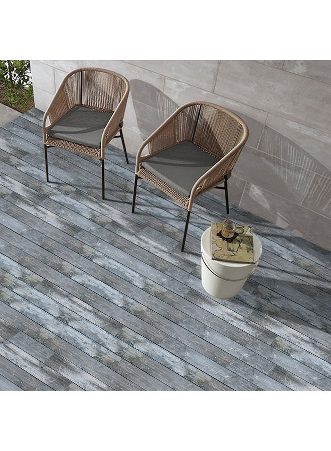 NIBEMINENT Waterproof Self-Adhesive Multi-Purpose Wood Grain Wallpaper Grey - Image 5