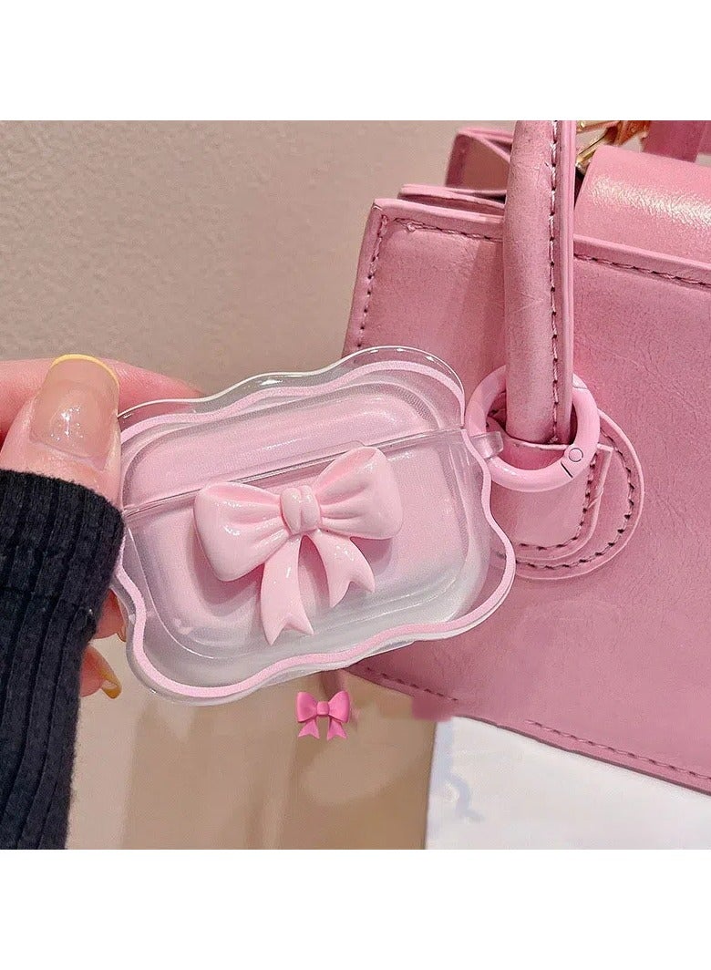 Bluetooth Headset For Airpods3 Generation Protective Case Bow Silicone Drop Resistant Waterproof Case - Image 1