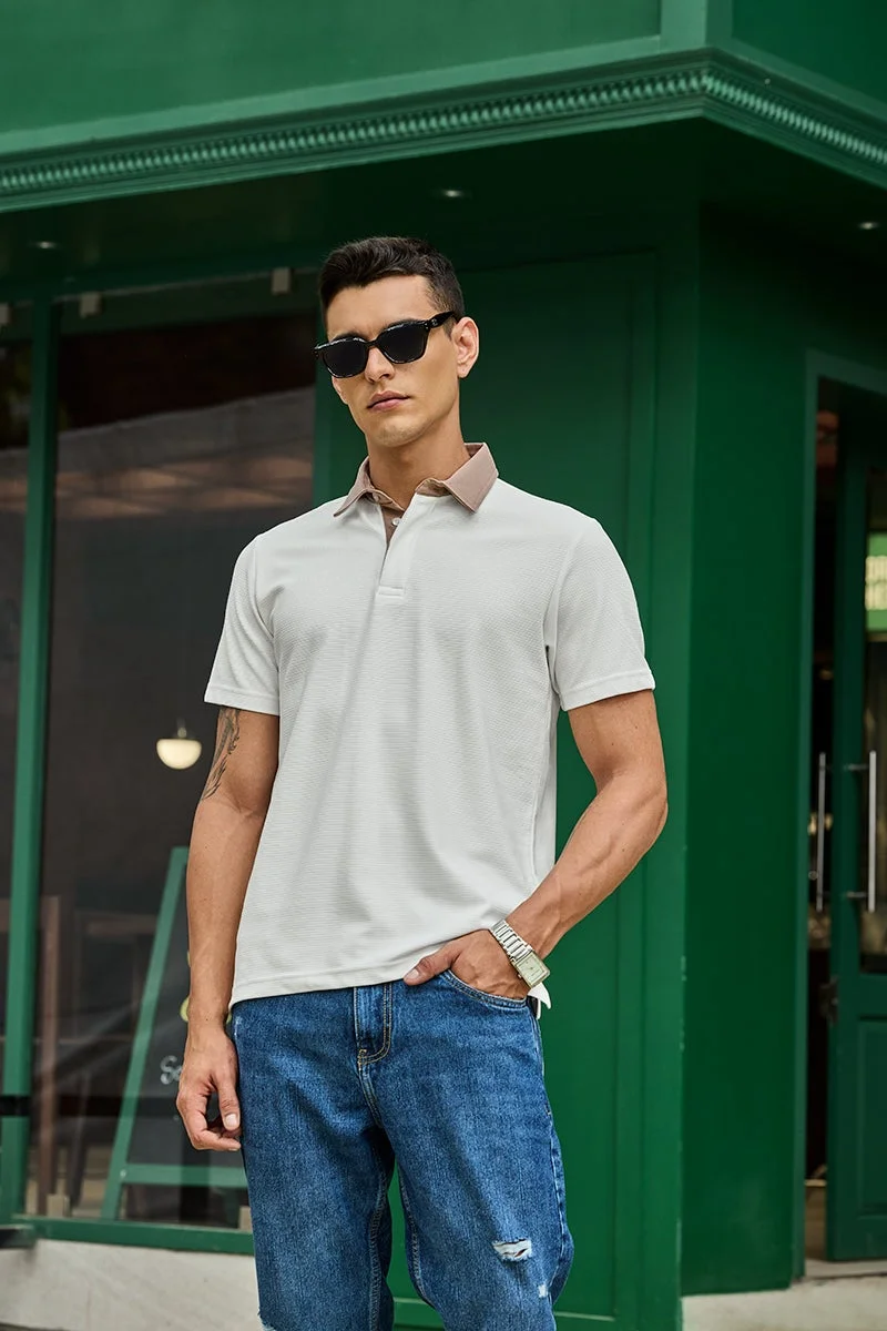 SNITCH Regular Fit Polo T-Shirt