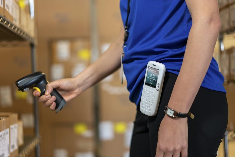 Poly Poly  Rove 40 DECT IP Phone Handset  Wireless Ruggedized and Antimicrobial DECT Handset  Microban Technology  Connect to a Headset via Builtin Bluetooth andor 35 mm  North America - Image 5