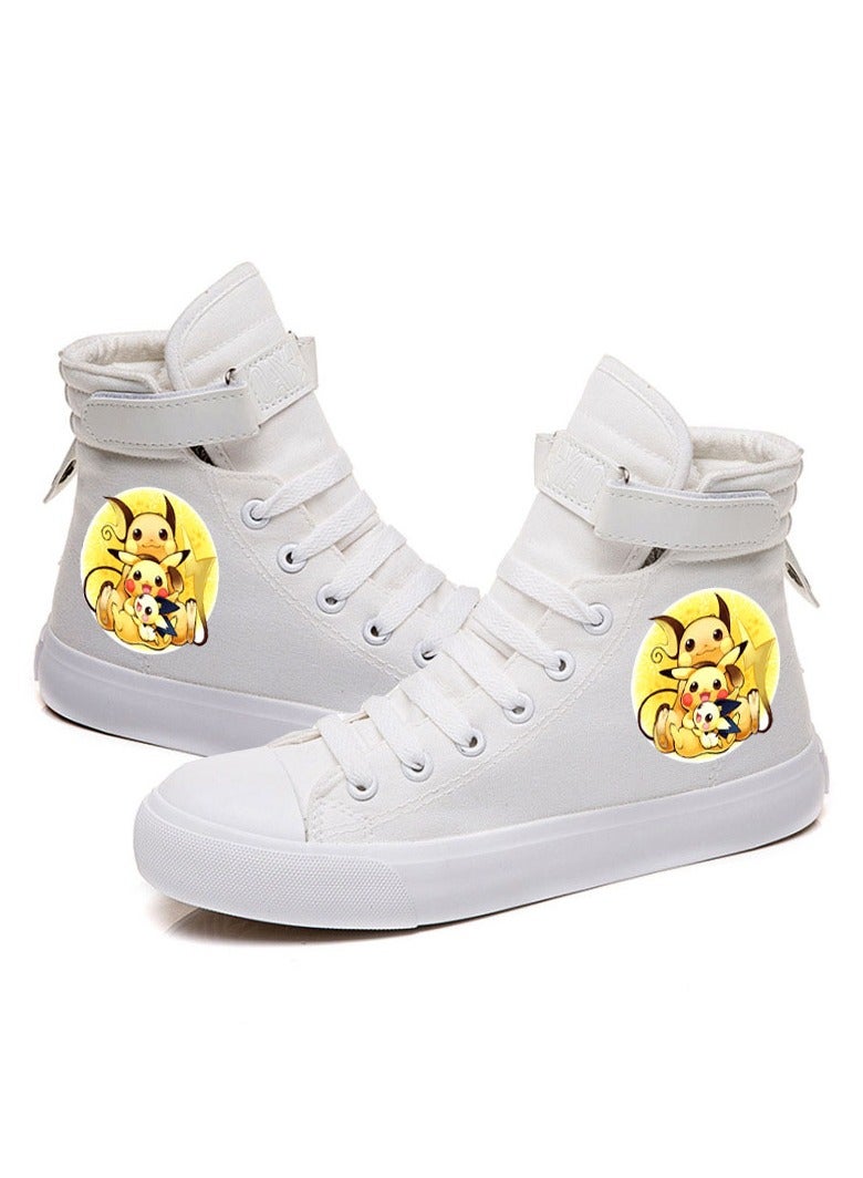 Unisex Top Canvas Shoes – Stylish Couple Sneakers for Casual  Cosplay - Image 1