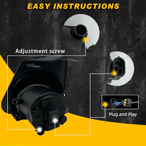 BOXLIGHT Fog Lights For Toyota Corolla 2011 2012 2013 Fog Lamps Assembly 2PCS With Bezels Switch and Wiring Kit - Image 5