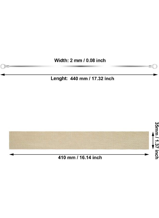 melfi Melfi Impulse Heat Sealer Machine Spare Repair Parts 40 Cm, Heat Seal Strips Replacement Elements, Seal Strips Accessories For Mylar Bag, Plastic Bags Etc...  - Image 2