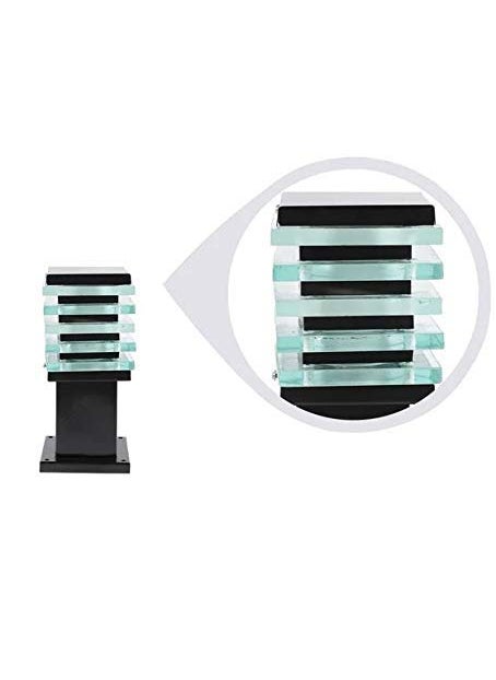 DENICRAAS DENICRAAS Gate Light for Home Gate Black Metal Outdoor Lamp Post Light for Gate PorchPillar Decorative Exterior Black 11 Cms Pack of 2 Pcs  - Image 4