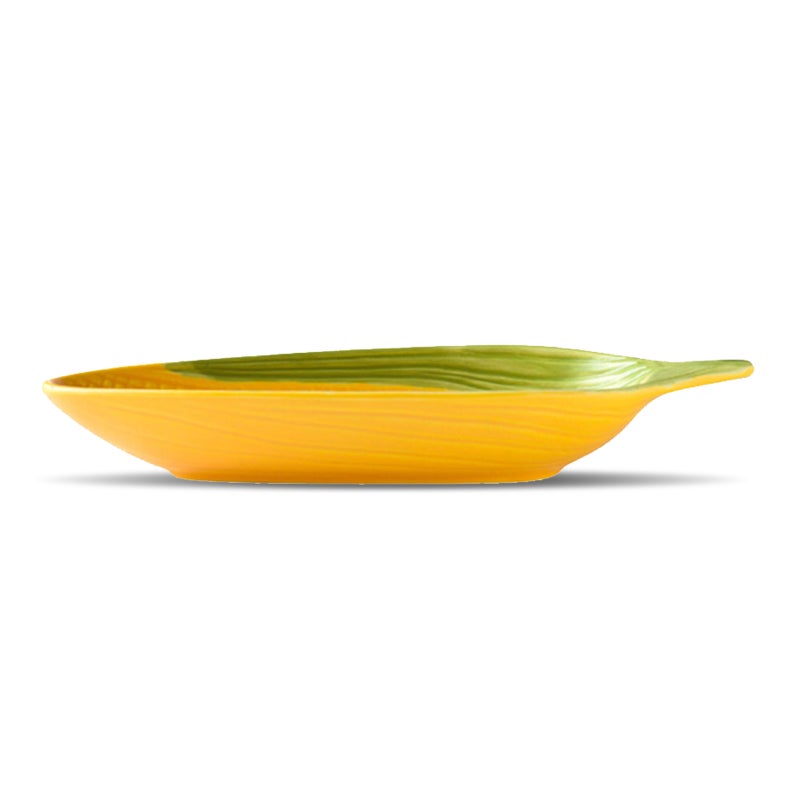 🍳 أطباق خزفية متينة بتصميم ذرة للوجبات الخفيفة وزينة طاولة الطعام - Image 2