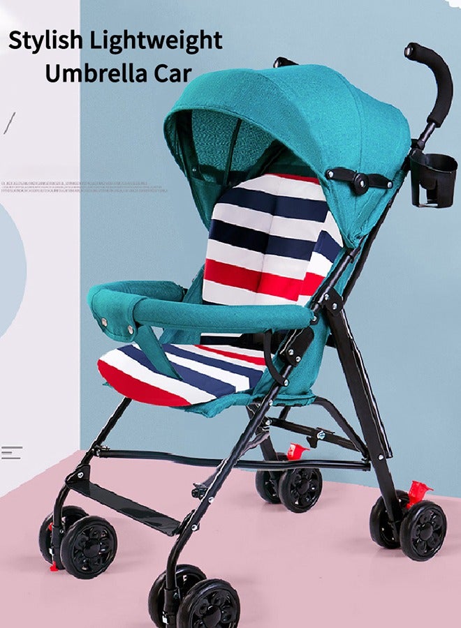 ما بيبي عربة أطفال خفيفة الوزن قابلة للطي بسيطة وصغيرة جدًا للأطفال، عربة مظلة محمولة - Image 2