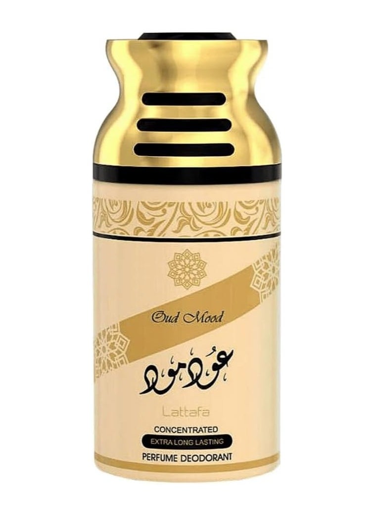 Lattafa Oud Mood Perfume Spray – 250Ml  - Image 1