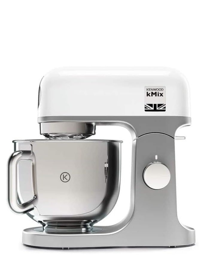 KENWOOD Stand Mixer PREMIUM Kitchen Machine kMix 5L Stainless Steel Bowl, K-Beater, Whisk, Dough Hook, Splashguard, Spatula, Unique Fold Function, Smart Speed Control 1000 W KMX750WH WHITE - Image 1