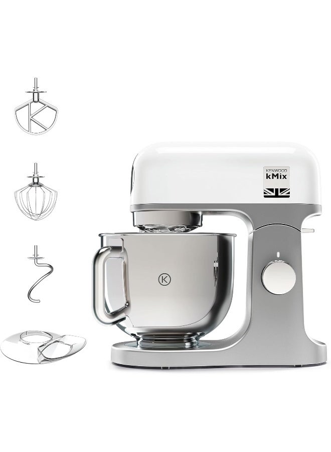 KENWOOD Stand Mixer PREMIUM Kitchen Machine kMix 5L Stainless Steel Bowl, K-Beater, Whisk, Dough Hook, Splashguard, Spatula, Unique Fold Function, Smart Speed Control 1000 W KMX750WH WHITE - Image 3