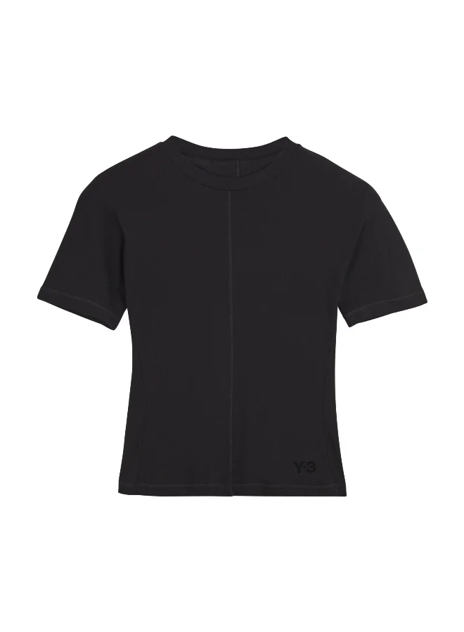 adidas Adidas FITTED SS TEE Black FASHION T-Shirts FOR WOMEN L