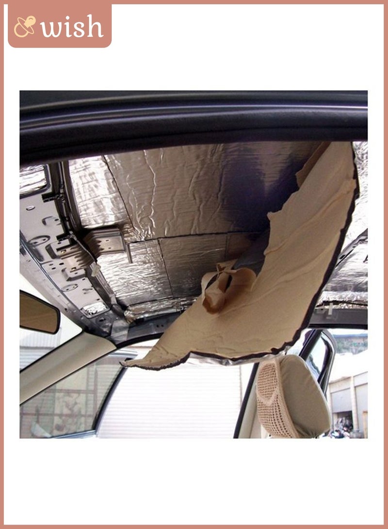Wish Car Fen-der Engine Heat Sound Deadener Insulation Mat,car Sound deadening mat, Butyl Automotive Sound Deadener, Audio Noise Insulation and dampening -1m*1m  - Image 3