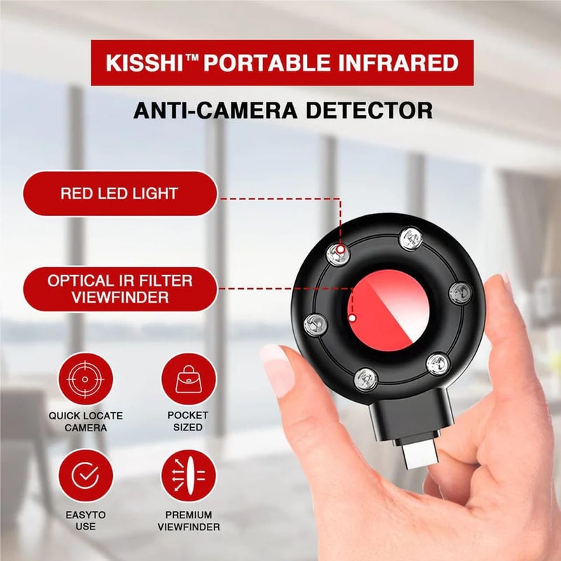 EBIZ HIVE Hidden Camera Detector Device Anti Spy Detector Privacy Protector Portable Wireless Bug Detector Spy Finder Hidden Camera Detector Security Camera Detector for iOS Lightening Types - Image 5
