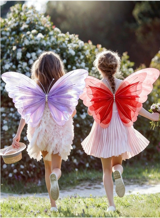 LSLYHTC 5Pcs Large Butterfly Party Decorations, 3D Silk Big Butterfly Decorations 20.5 Inch Mariposas Grandes para Decoracion for Baby Shower Decor Spring Garden Party Nursery Decor Wedding Homes Supplies - Image 4