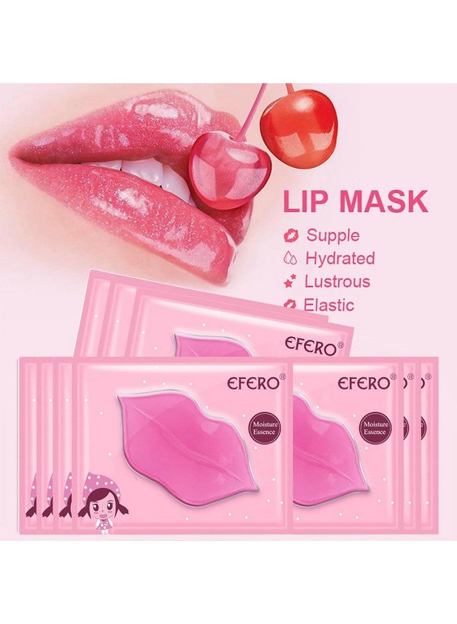 Eakroo 20 Pairs Lip Masks & Eye Mask Power Crystal Gel 24K Lip Eye Mask Effectively Nourishes The Lip & Eye Skin Antiaging Eye Patches For Moisturizing Reducing Fine Lines Dark Circle - Image 3