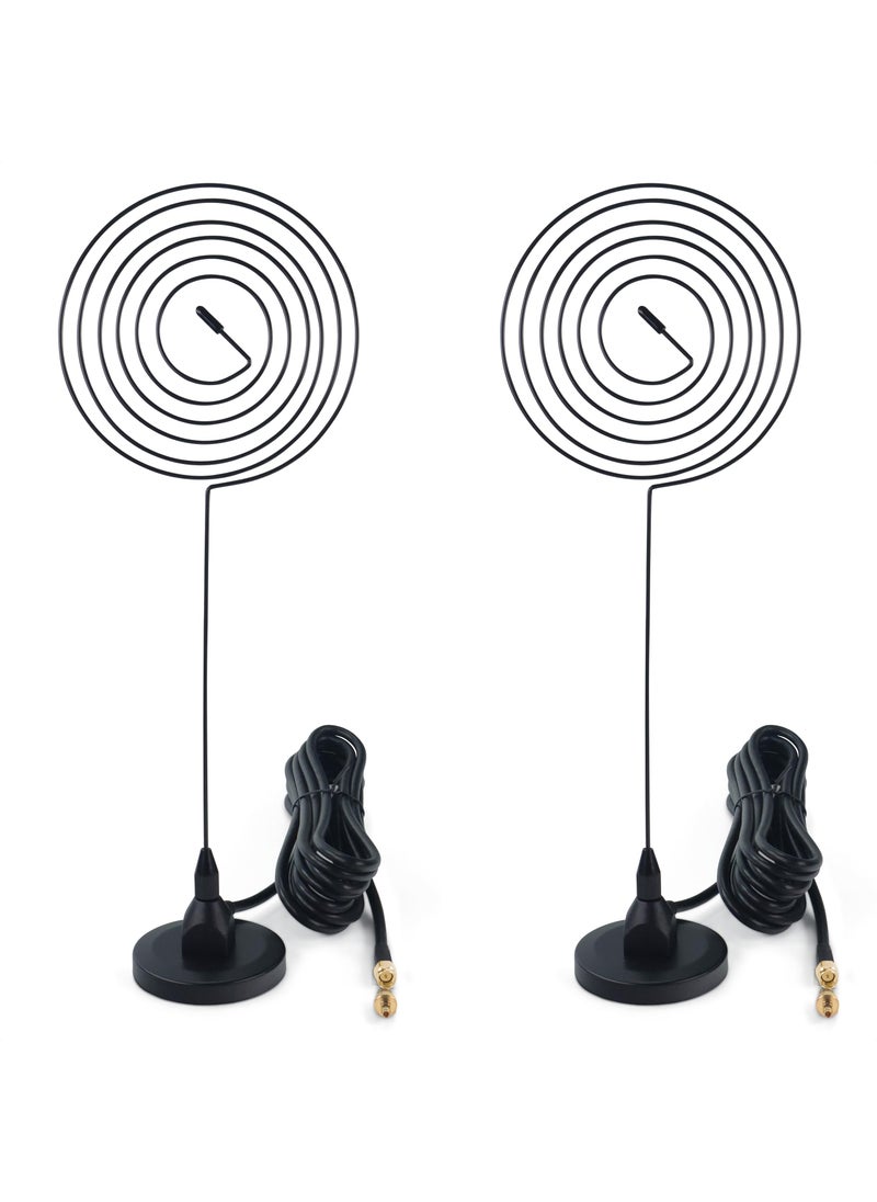 Proxicast Proxicast 4G/5G Wideband Spiral Magnetic Antenna 6-8 dBi with SMA & TS9 Connectors Compatible with AT&T Nighthawk, Verizon Jetpack, Cradlepoint, Pepwave, MoFi, Digi (Wave Catcher ANT-124-WAV-2PK)  - Image 1