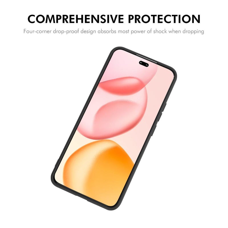 ENKAY For Honor 400 Pro Global Hat-Prince Liquid Silicone Shockproof Soft Phone Case(Dark Blue) - Image 2