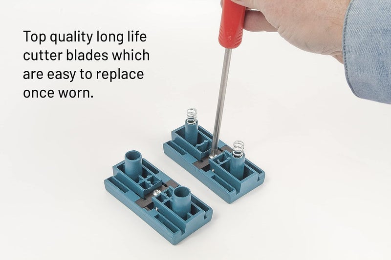 Virutex Virutex AU93 Double Manual Edge Banding Trimmer Plastic PVC Plywood Melamine Wood Manual Edge BandingThin EdgeScrape Both Sides Simultaneously Woodworking Tool Wood Cutter - Image 5