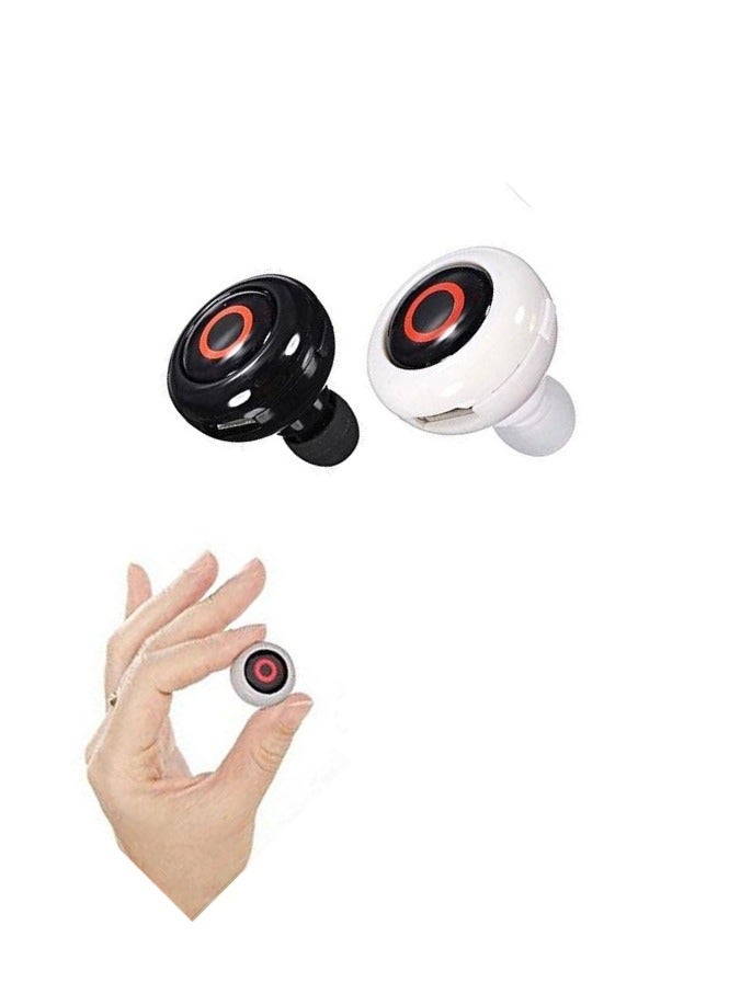 سماعة أذن  Mini Buds أصغر سماعة موسيقى للمكالمات بدون استخدام اليدين، سماعة رأس ستيريو بلوتوث صغيرة - Image 4