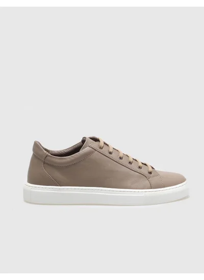Cabani Genuine Leather Mink Lace-Up Men's Sports Shoes