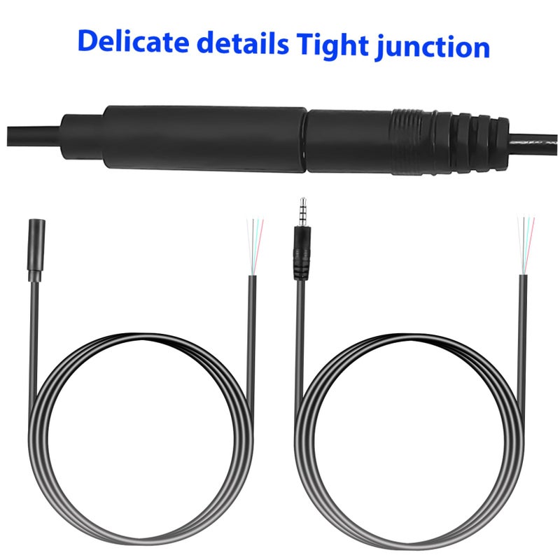4 Pack 3.5mm Male to Female Audio Extension Cable 1 Meter for Earphones Microphones Laptops - Image 5