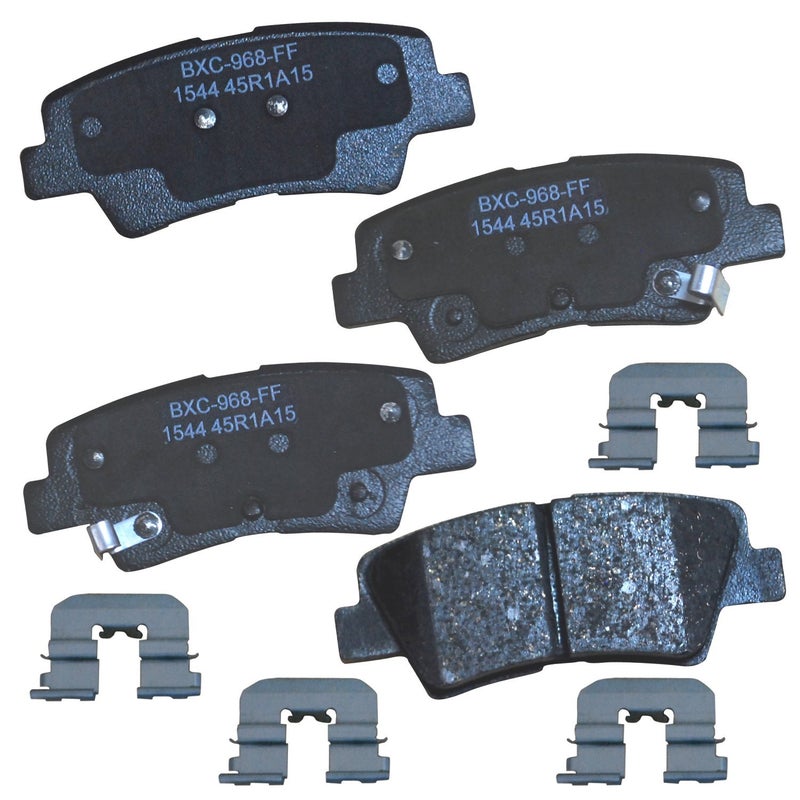 Bendix Premium SBC1544 Ceramic Rear Brake Pads for Dodge Attitude 2014-2011, Hyundai Elantra GT 2013, Kia Optima 2019-2014, Rio 2017-2013, Rio5 2011 - Image 3