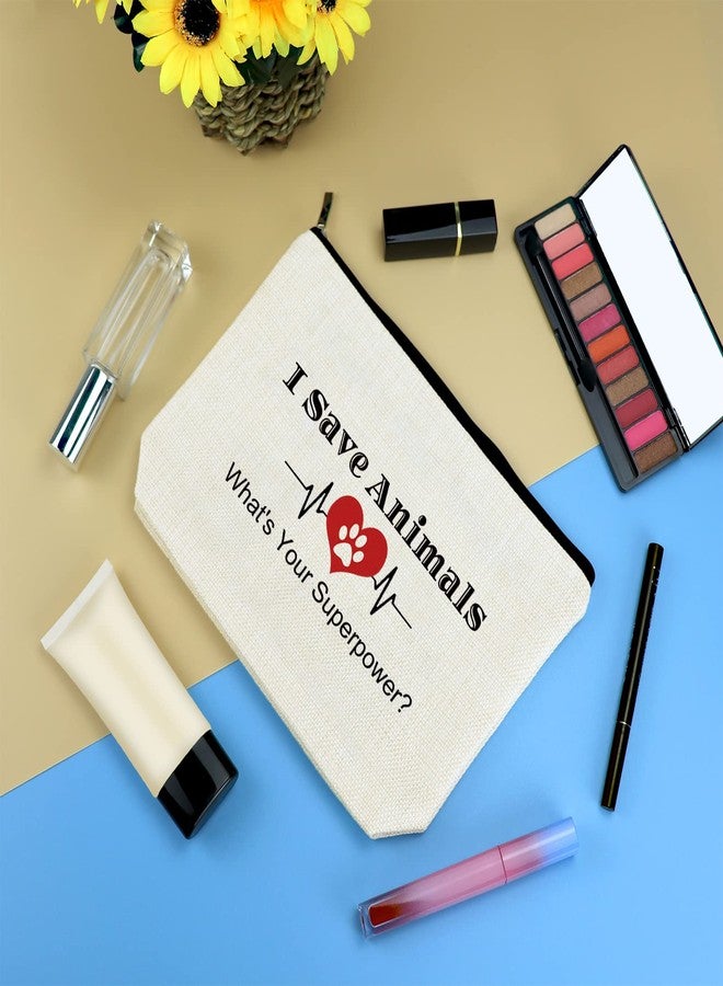 هدايا للطبيبات البيطريات، هدية لمحبي الحيوانات، حقيبة مكياج، هدية لفنيي الطب البيطري، هدايا تقدير للأطباء البيطريين، هدية شكر لجمعيات إنقاذ الحيوانات، هدية تخرج أو عيد ميلاد لطلاب الطب البيطري - Image 3