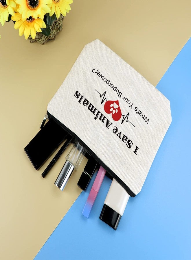 هدايا للطبيبات البيطريات، هدية لمحبي الحيوانات، حقيبة مكياج، هدية لفنيي الطب البيطري، هدايا تقدير للأطباء البيطريين، هدية شكر لجمعيات إنقاذ الحيوانات، هدية تخرج أو عيد ميلاد لطلاب الطب البيطري - Image 4