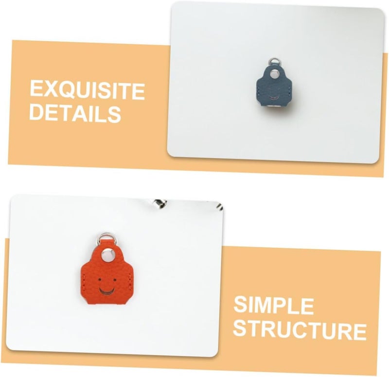 Healeved 2Pcs Vintage Key Sleeves Creative Leather Key Caps for House Car and Electric Bike Keys Fun and Unique Key Holders to Prevent Wear and Add Personality - Image 3