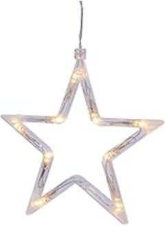 Generic accessories shop Silicone Large Ramadan Led Rope Home Plastic Stars Shape Containing Lighting Light Yellow With Amazing Design And Add More Happy For Decoration - Warm 