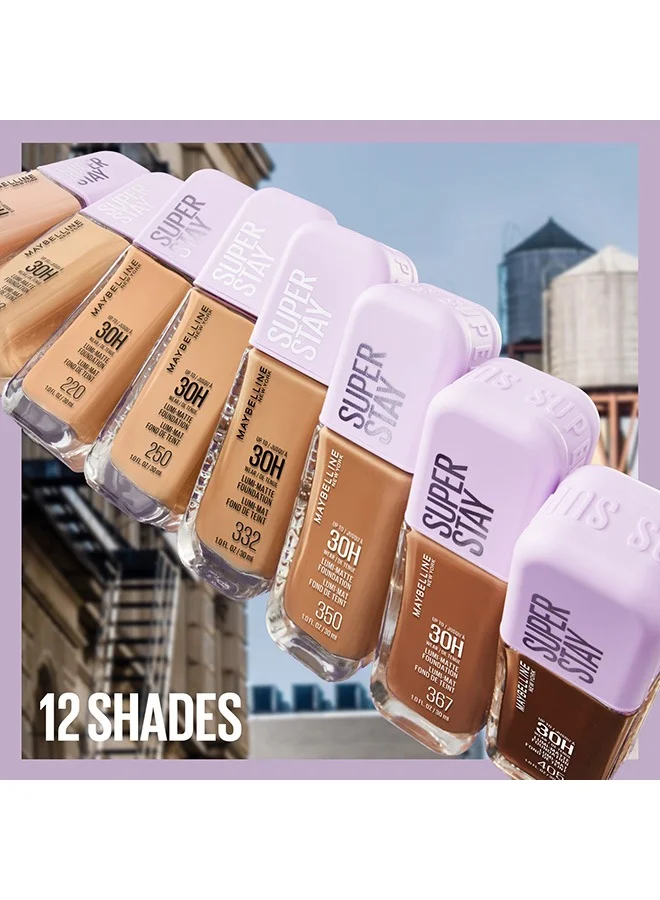 MAYBELLINE NEW YORK Super Stay Lumi-Matte Foundation 30hr Longwear 350