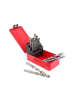 25Pcs High Speed Steel Twist Metric Drill bit Set,Drilling Bit Metal Set Tool 1-13mm