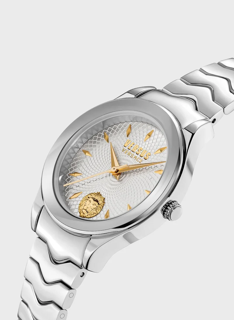 VERSUS VERSACE Steel Strap Analog Watch