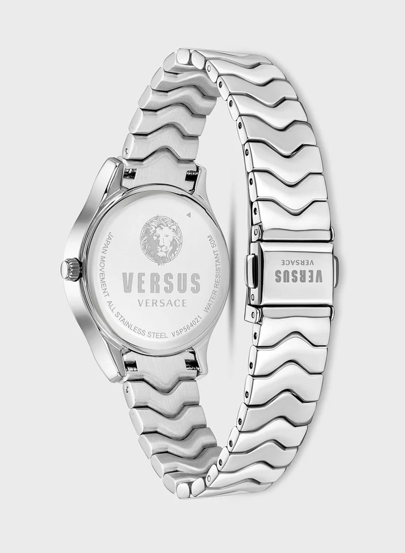 VERSUS VERSACE Steel Strap Analog Watch