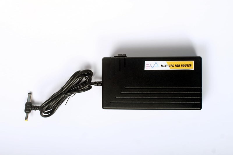 EVA ELETRONICS EVA Mini UPS for 9V WiFi Router | Backup Upto 5 Hours | 6000 mAh Battery | Uninterruptible Power Supply | All 9V (0.5A - 3A) WiFi Routers | Zero Lag Switching | Power Backup During Power Cuts - Image 1