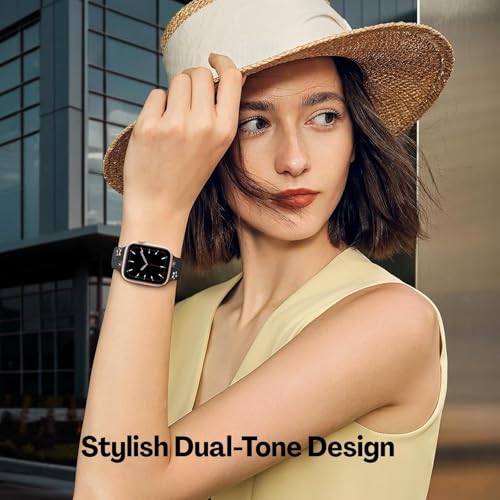 Flavizo Soft Silicone Watch Strap Compatible with Apple Watch Series 9 8 7 6 SE 5 4 3 2 1 Ultra – Adjustable Sport Watch Band for Men & Women, 38mm 40mm 41mm - Image 5