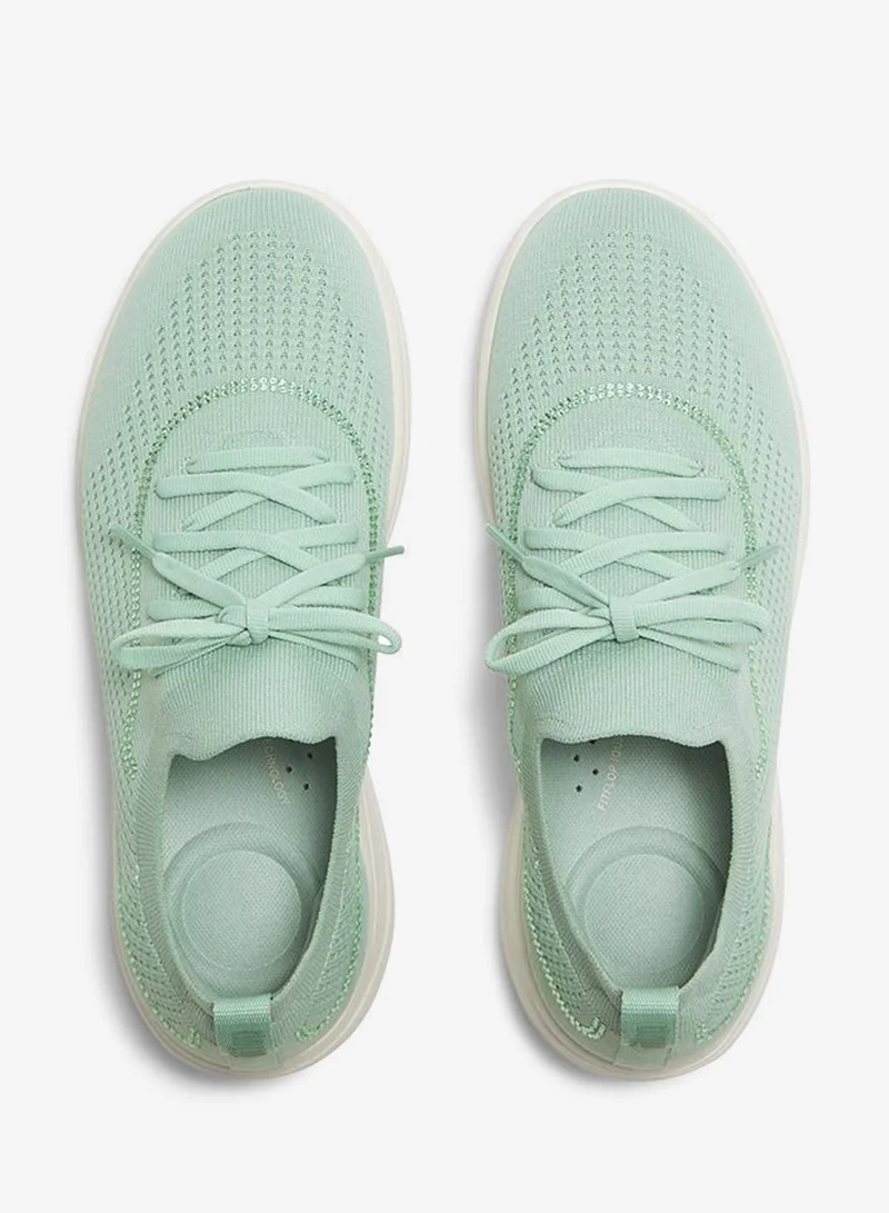 Fitflop SUPER-Q CRYSTAL-TRIM KNIT SLIP-ON LACED SNEAKERS