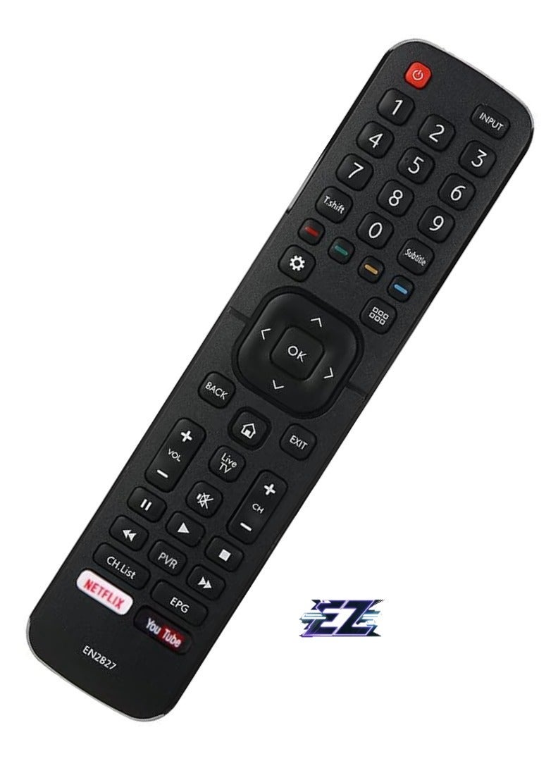 PopZa "Replacement Remote Control for Hisense TV EN2B27 – Compatible with Hisense 32K3110W, 40K3110PW, 50K3110PW, 40K321UW, 50K321UW, 55K321UW Models" - Image 2