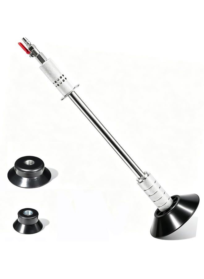 VQP Pneumatic Dent Puller, Pneumatic Suction Cup Dent Puller with 3 Suction Cups (3.2", 4.7", 6.1”), Car Dent Puller Kit, Auto Body Dent Repair Kit, 23.2” Length - Image 1