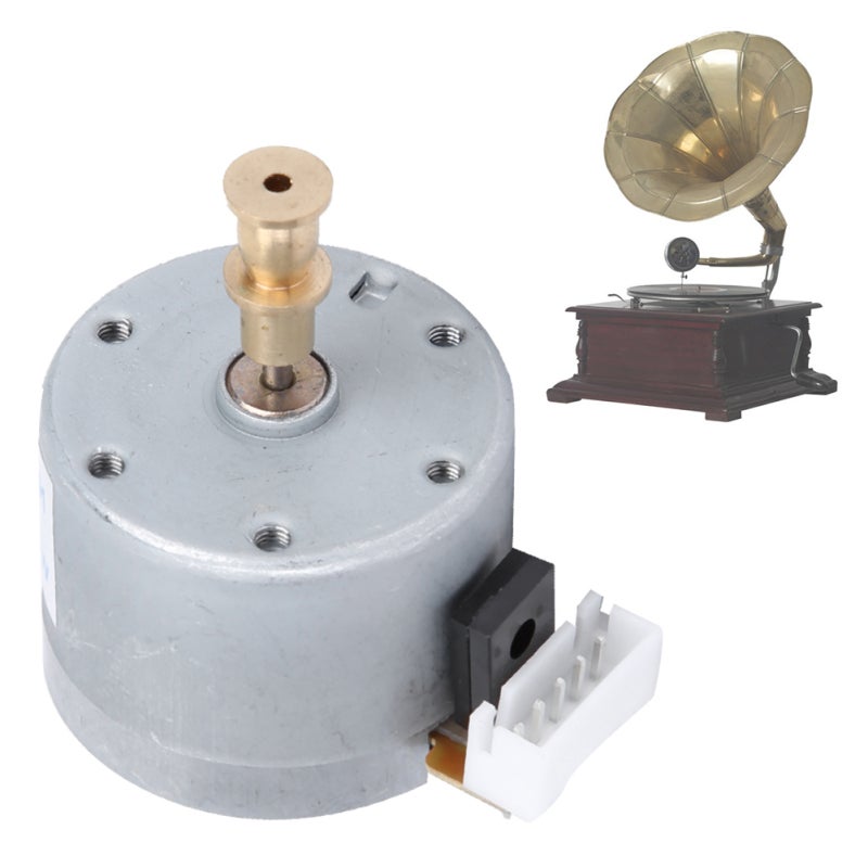 Phonograph Motor: High-quality Metal DC Motor - Long Service Life Replacement Motor for Phonograph Restoration, Vinyl Record Player, Music Lovers - Image 4