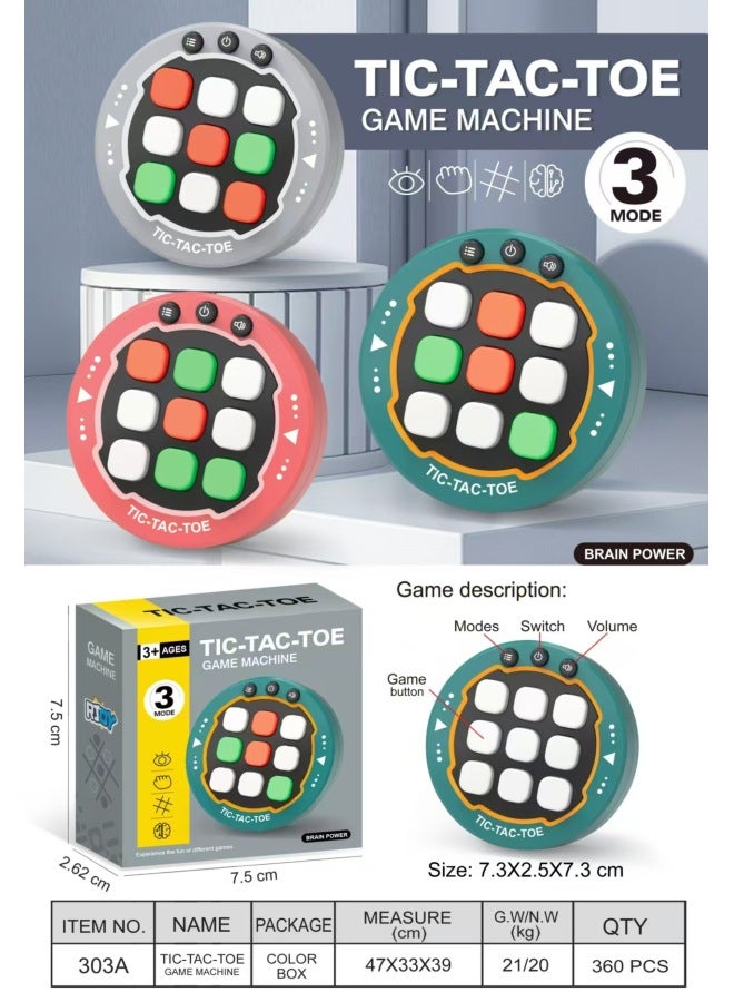 لعبة شطرنج تاك تاك ثلاثية زوجية للأطفال، لعبة تفاعلية لتدريب التفكير على سطح المكتب، لعبة معركة ألعاب، آلة