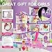 Seifar Doll House for Girls10 Rooms Purple House Toy with Doll Figures PuppiesLights Furnitures Accessories Kids Playhouse Gift for for 3 4 5 6 7 8 9 10 Year Old - Image 4