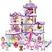 Seifar Doll House for Girls10 Rooms Purple House Toy with Doll Figures PuppiesLights Furnitures Accessories Kids Playhouse Gift for for 3 4 5 6 7 8 9 10 Year Old - Image 2