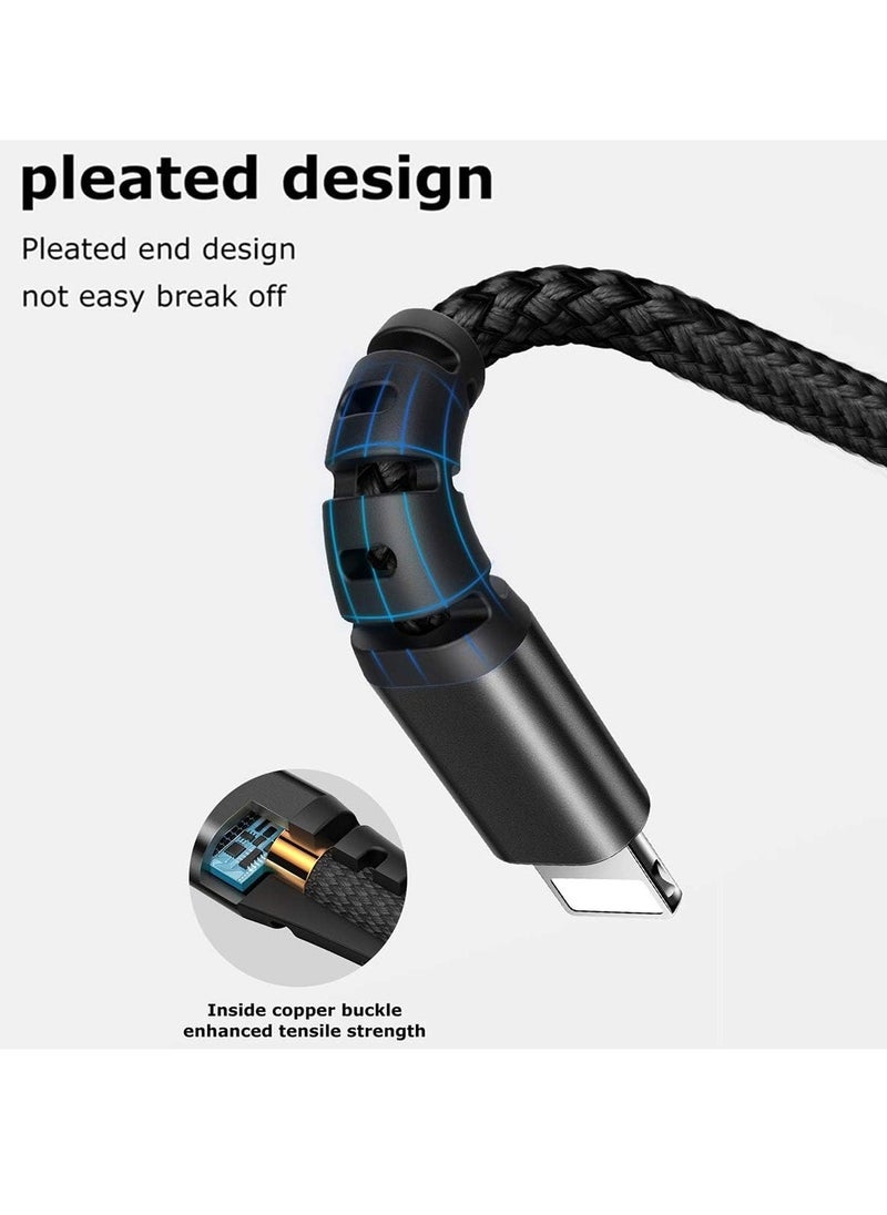 Raxoom 4-in-1 Nylon Braided Rechargeable USB Cable â€“ Universal Charging Cable for Phones and Tablets - Image 5