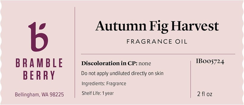 Bramble Berry Autumn Fig Harvest Aromatic Oil (56 Ml) | Ideal for Making Soaps, Candles, Lotions, Bath Bombs & Skin & Body Care Products | Vegan, Phthalate Free & No Parabe - Image 5