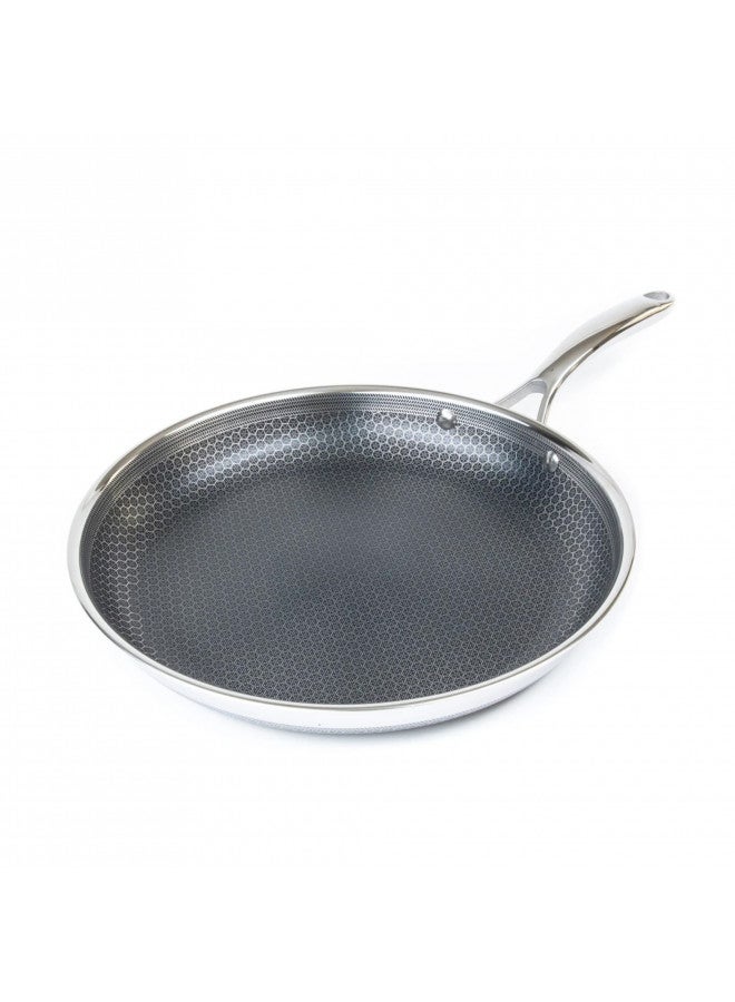 HexClad HexClad Hybrid Nonstick Frying Pan, 12-Inch, Stay-Cool Handle, Dishwasher and Oven Safe, Induction Ready, Compatible with All Cooktops  - Image 1