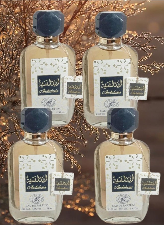 4 Pieces Andalusia Perfume 100ML - pzsku/Z15BFE7FE364F9420526AZ/45/_/1733542086/2156d25d-f164-4067-aff9-7045140e0b92